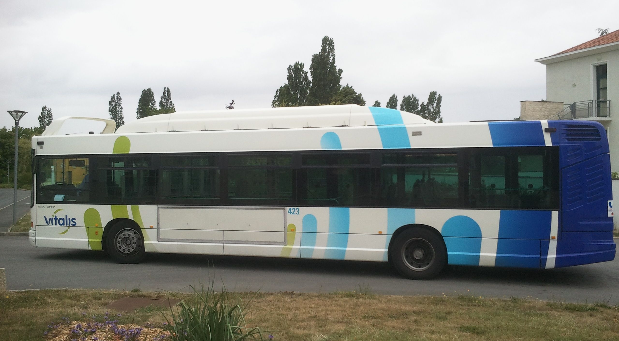Un bus Vitalis vu de profil